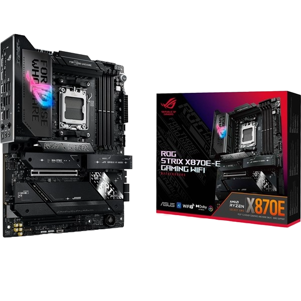 ASUS ROG Strix X870E-E Gaming WiFi ATX Motherboard for AMD Socket AM5 CPUs
